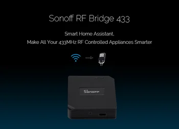 Sonoff 433MHz RF Tilta Wifi Mājas Slēdzis DIY Taimeris Smart Home Palīgs Universālais Slēdzis Viedo Mājas