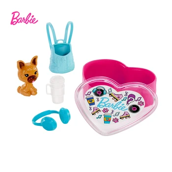 Barbie Krāsu Atklāj Pet noteikti Sirds Formas Gadījumā, ja Temperatūras Sensora Krāsas 5 Pārsteigumus Blind Kaste Rotaļlietu Dāvanu GPD25