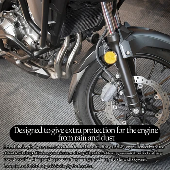 Honda CB500X 2019 Priekšējo Spārnu Mudguard Riteņu Hugger Aizmugurē Pagarinājums Aizsargs CB 500 X Motociklu Aksesuāri
