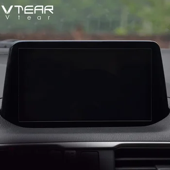Vtear Priekš Mazda 3 Axela 2018 2019 GPS Navigācijas Ekrāns Tērauda materiāla, ar aizsargplēvi LCD Ekrāns Filmu Uzlīmes aksesuāri