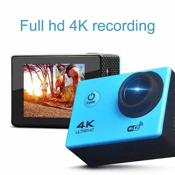 Ultra HD (4K 1080P WiFi 16 Megas Sports Rīcības Camera Waterproof DVR Videokameras Ūdensdroša Video Ieraksta Kameras Sport Cam