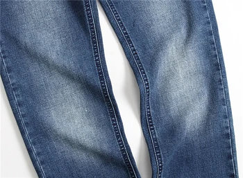 Eiropas vīriešu dsq Itālija slavenu zīmolu džinsu bikses Vīriešu slim džinsu rāvējslēdzēju, taisnas džinsa bikses džentlmenis melno caurumu, džinsi vīriešiem