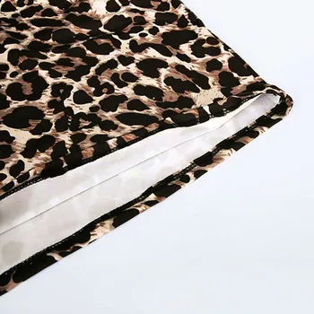 Jauni Svārki Sieviešu Leopards Izdrukāt Svārki ar Augstu Jostas Sexy Zīmuli Bodycon Hip Svārki Der Visiem Gadalaikiem Sieviešu faldas jupe femme