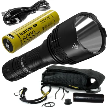 NITECORE JAUNU P30 Lāpu NL2150R 5000mAh USB-C Uzlādējams Akumulators 1000 Lūmenu CREE LED Lukturīti Ūdensizturīgs Lukturis Kempings Medības