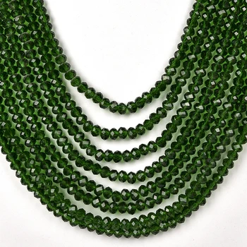 Briedis Zaļā multi-layer kārtu Sintēzi, perlamutra un Delikatese, Stikla, Kristāla, akmens kaklarota, var būt Ziemassvētku dāvana