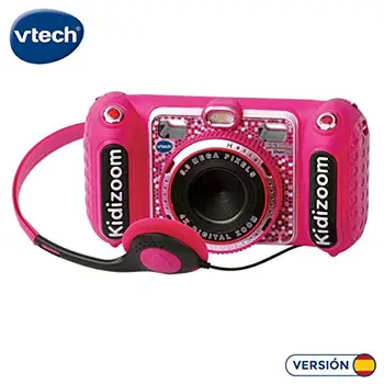 VTech - KIDIZOOM Duo DX 1 Rozā. Digitālā foto kamera ar 10 dažādas funkcijas (3480-520057), color (krāsu)/asorti modelis