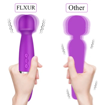 FLXUR Spēcīgu Burvju Nūjiņu AV Vibrators Seksa Rotaļlietas, lai Sieviete clit Stimulators Ķermeņa Masieris G Spot vibrācijas Seksa Veikals rotaļlietas pieaugušajiem