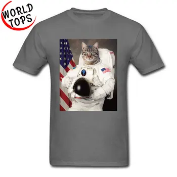 Apollo ASTRO CAT SpaceX CCCP Vīriešu T Astronauts Jurijs Gagarins, PSRS Kosmosa Galaxy Kaķis Smieklīgi Jaunums Dizaina T Krekls Jaunas