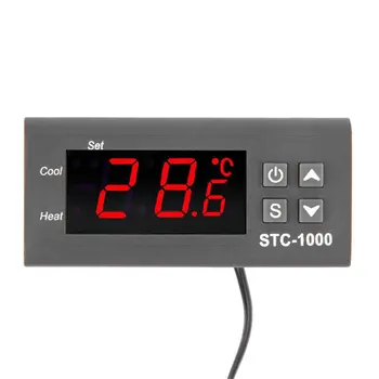 Jaunākās Temperatūras regulators Termostats Akvāriju STC1000 Inkubators Aukstuma Ķēdes Temp Vairumtirdzniecības Laboratorijas Temperatūra