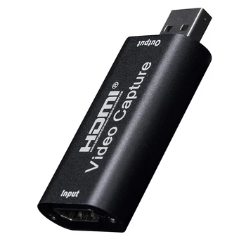 Video Capture Karte, HDMI, USB2.0 1080P Grabber Reģistratoru ar USB Pagarinājuma Kabelis PS4 DVD Ieraksta Tiešraidi