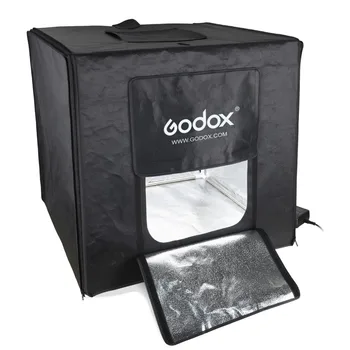 GODOX Foto Studija LED MiNi fotogrāfija gaismas kastes Telts LSD-40/60/80 LST-40/60/80 ar 2/3 LED Gaismas Stieņi, Fotogrāfijā Fona