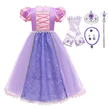 Meitenes Rapunzel Halloween Kostīmu 6 Stilu Tangled Dzimšanas Dienas Svinības Princese Saģērbt Drēbes Bērniem Karnevāla Apģērbs, Tērps, Kleita
