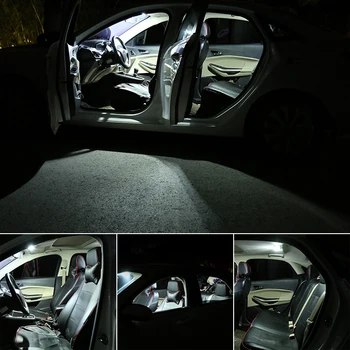 13pcs Canus LED salona Apgaismojuma Komplekts 2003-2011 BMW 1 Sērija E87 E81 116i 118.d 118.i 120.d 123d 120i 130i 135i Auto Piederumi