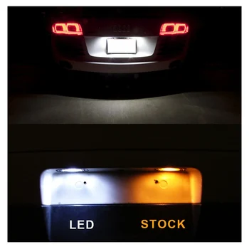 14pcs White LED Gaismas Griestu Spuldzes Interjera Komplekts piemērots 2007-2016 2017 Chevrolet Piepilsētas Tahoe Kartē Licences numura zīmes Lukturi