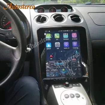 Autostereo Tesla Android 10.0 128+6G Auto GPS Navigācijas Multimediju Atskaņotāju Lamborghini Gallardo Auto Radio Diktofons Galvas vienības