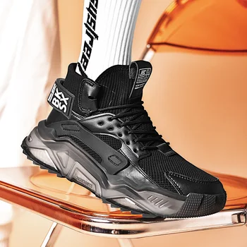 New augstas gadījuma vīriešu skriešanas apavi aukstuma izturīgas gumijas vīriešu sporta apavi austi ērti fitnesa ikdienas apavi modes āra