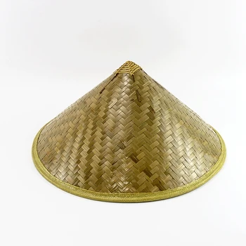 Pieaugušo Deluxe Coolie Cepure, Bambusa, Austrumu Cepure, Unisex