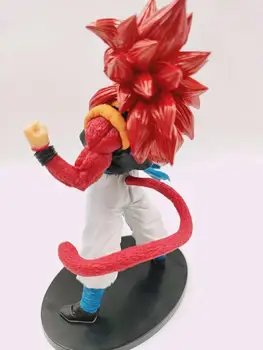 Dragon Ball Z PVC Darbības Rādītāji Gogeta Super Saiyan 4 Anime Dragon Ball Super Goku, Vegeta Super Saiyan Asins Statuetes DBZ Rotaļlietas