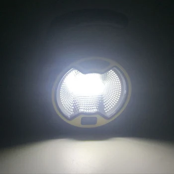 COB LED Pārnēsājams Prožektors Prožektors, Āra Kempings Mini Gaismas Laternu Rokas Darba Gaismas Lukturīti, Kempings