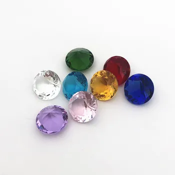 20MM 8pcs Dimeter Crystal Diamond Varavīksnes Stikla Krelles Feng Shui Jomā Kristāli Dekoratīvās Amatniecības Dāvanu Kāzu Mājās Vāze Dekori