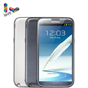 Samsung Galaxy Note II N7100 Atbloķēt Mobilo Telefonu, 2 GB RAM, 16 GB ROM Četrkodolu 5.5