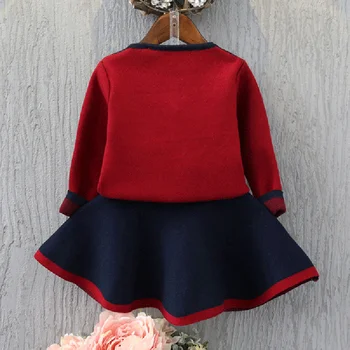 Humora Lācis Pavasarī Meitene Apģērbu Komplekti Iespiestas Bērnu Apģērbu Komplektus Ar Garām Piedurknēm Skolas Stila Džemperis Uzvalks Rudens Drēbes Bērniem