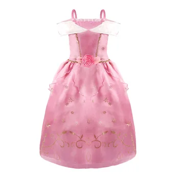 Bērniem Princese Kleita Puses Meiteni Vasaras Modes Tērpu 9 Stili Bērniem Rapunzel Belle Sleeping Beauty Jaunā Gada Karnevāls Drēbes