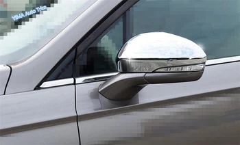 Lapetus Ford Mondeo / Fusion 2013 2016 ABS Spilgti Stila Chrome Sānu Atpakaļskata Spogulis Aizsardzības vāks Vāciņš Melns
