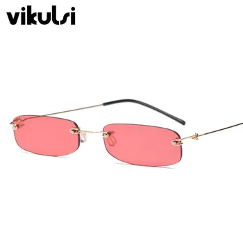 Jaunu Luksusa Zīmolu Cat Eye Saulesbrilles Sieviešu Modes Purpura, Oranža, Briļļu Sieviete Bez Apmales Kvadrātveida Saules Brilles Vīriešiem Superstar Oculos