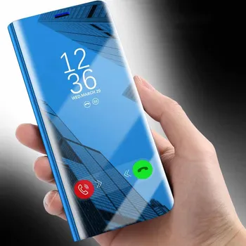 Samsung Galaxy A31 Gadījumā Luksusa Spogulis Ādas Pārsegu Samsung Galaxy A31 Gadījumā A31 31 M40S A51 2020. Gadam Fundas Coque