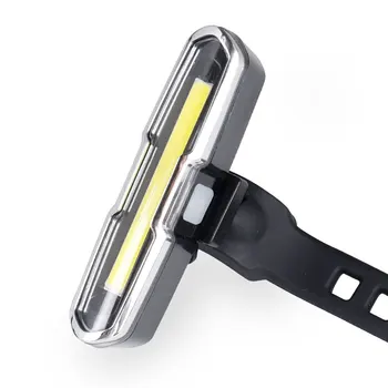 Velosipēda Aizmugurējās Gaismas Velosipēdu Asti LED Lampas, USB Uzlādējams Brīdinājums Drošības Laternu Vertikālo, Horizontālo Kronšteinu Tri Dual Krāsas