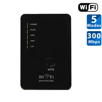 300Mbps Mini Bezvadu Wifi Repeater Maršrutētāju AP Repeator Pastiprinātājs Pastiprinātājs LAN WISP Tilta Sienas, Wi-Fi Extender ES/ASV/apvienotā karaliste/AU Plug