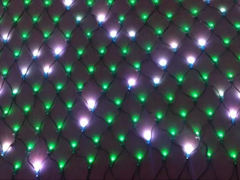 Atsevišķi LED pilnu krāsu neto pikseļu;DC12V WS2811 kontrolē;visu MELNO vadu;20leds(2m)*20leds(2m)