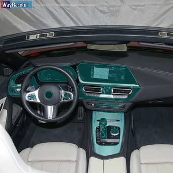 Automašīnas salona Centrālās Konsoles Rīku Paneli Sevis Dziedināšanas TPU Caurspīdīgu aizsargplēvi BMW Z4 G29 2019 2020 Piederumi