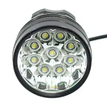 18000LM 9*T6 LED Bike Light Kalnu Velosipēds Galvas Lampas Velosipēdu Lukturu Riteņbraukšana Laternu + Uzlādējams 18650 Akumulatora+ Lādētājs