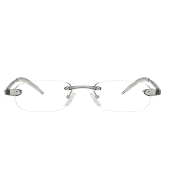 Iboode Urltra-gaismas bez apmales Dimanta Griešanas Lasīšanas Brilles Vīriešiem, Sievietēm, Jaunas TR90 vecuma tālredzība Presbyopic Brilles +1.0 1.5 2.0 2.5