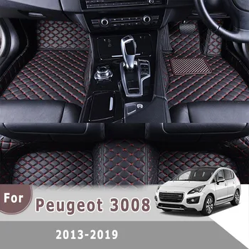 Automašīnas Grīdas Paklāji Peugeot 3008 2013 2016 2017 2018 2019 Auto Paklāji Piederumi Dash Paklāji Stils Labo Roku Disku