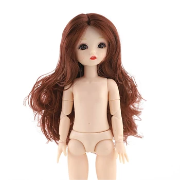 30cm Modes Lelle, Rotaļlietas Meitenēm 1/6 Lelles Ķermeņa Make-up 3D Acis Skaistas