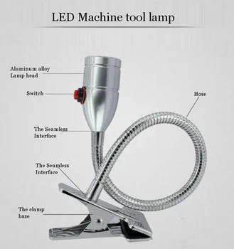 Rūpniecības lampas,led darba gaismas ，작업등 LED darbgaldu lampas 400mmLong rokas elastīga šļūtene,dažādas bāzes var izvēlēties