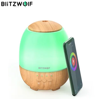 BlitzWolf BW-FUN3 Wi-Fi Ēteriskās Eļļas Difuzoru Ultraskaņas gaisa mitrinātāju, Aromterapijas APP Kontroles Mājas Kontrole 7 Krāsains Gaismas