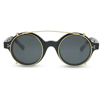 Jaunu Kārtu Vintage Polarizētās Vīriešu/Sieviešu Saulesbrilles UV400 Braukšanas Brilles Dubultā objektīva Var Noņemt Ar Lodziņu
