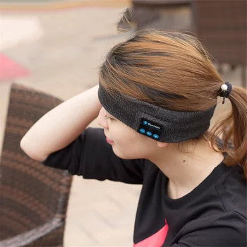 Modes Uzlādējamais Bezvadu Mūzikas Galvas stīpa Iebūvēts Skaļrunis Mikrofons Bluetooth Austiņas Sporta