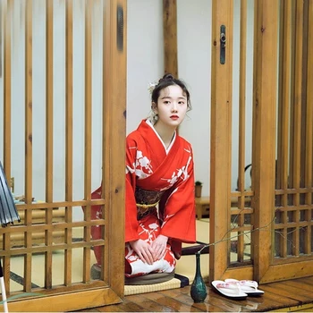 Japāņu kimono elementus tradicionālo kleita Ar Obi cosplay sieviešu yukata sieviešu haori Japānā geišas kostīms obi kimonos sieviete Cosplay