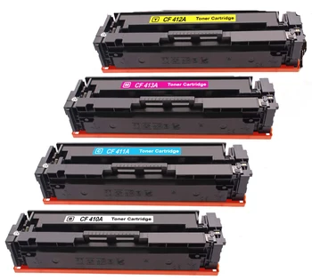 4PK Saderīgu Tonera Kasetne CF410A CF411A CF412A CF413A HP Color LaserJet Pro MFP M477fnw M477fdw M477 Printeri