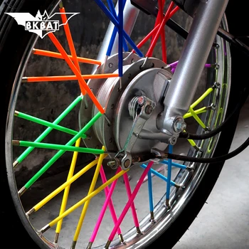 11 Krāsas 72pcs motociklu riepas llantas velosipēdu segtu moto riteņu diski loka, Par ktm 350 exc-f rueda moto couvre viskozes jante moto