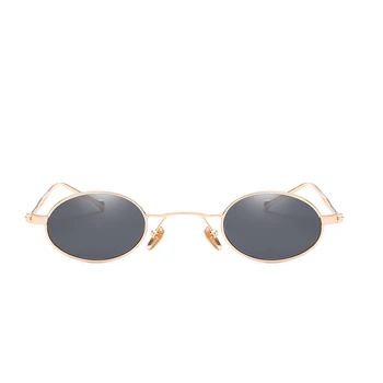 90. gadu Vintage Mazas Apaļas Saulesbrilles Vīriešiem, Sievietēm Retro Zīmola Dizainere Unisex Melns Aplis Optiku, Saules Brilles Toņos UV400