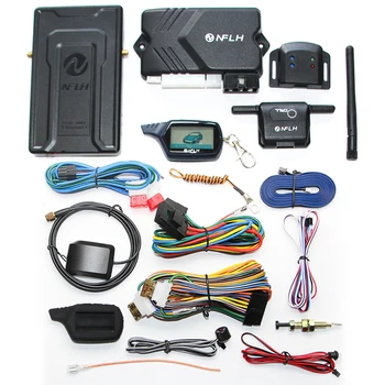 LH-001 Automašīnu Signalizācijas, B9 Mobilo telefonu kontrolēt auto GPS auto divu veidu pretaizdzīšanas ierīces jaunināšanas gsm gps pretzagļu sistēma