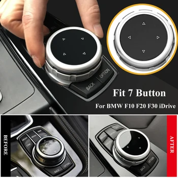 BMW F10 F20 F30 iDrive Black Multi Media Rokturi, Vāks Melns, iDrive Pogu